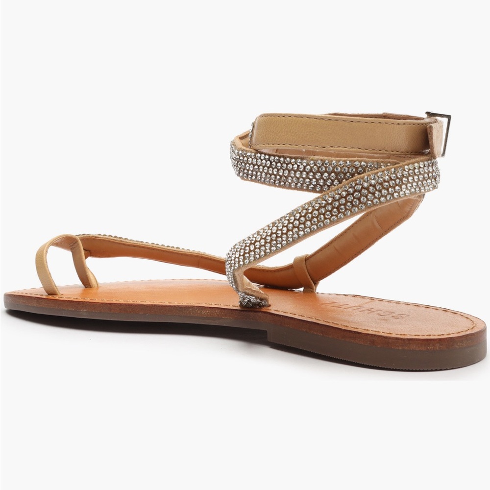 Schutz Courtney Crystal flat sandal - Picture 2 of 9
